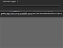 Tablet Screenshot of jnvuccc.myopencampus.in